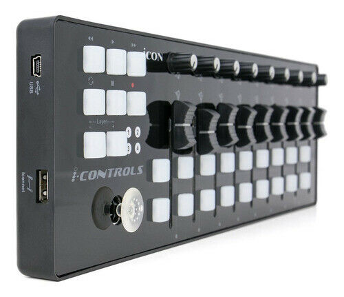 icon i-controls Universal MIDI DAW Control surface great for Cubase Pro Tools et - Fresh Stock Dated December 2025