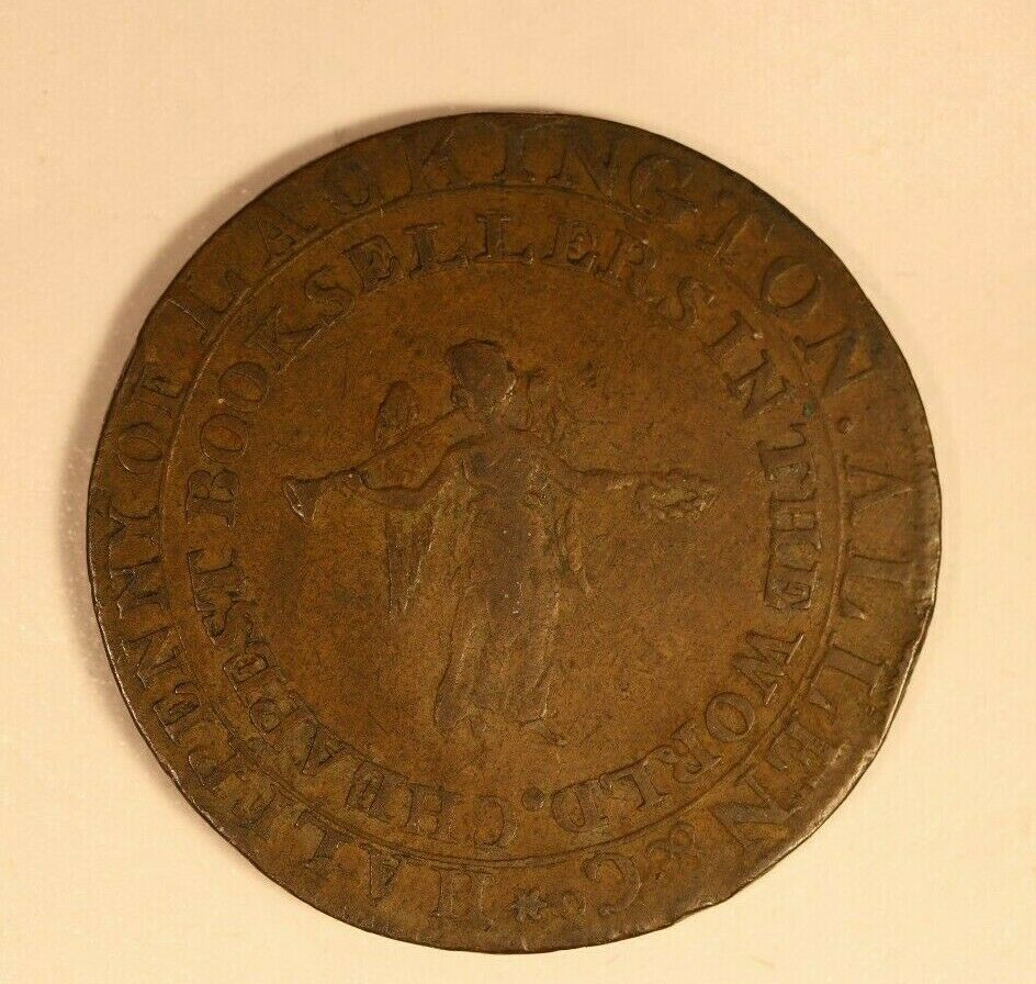 1794 J. Lackington Book Token Nice Example b6e - Fresh Stock Dated December 2025