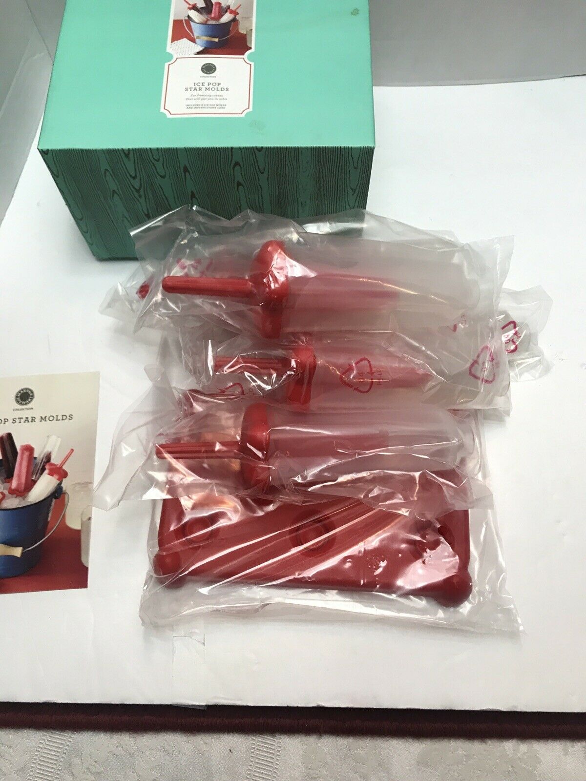 Martha Stewart Collection Ice Pop Star Popsicle Molds Set of 6 New - Fresh Stock Dated February 2026