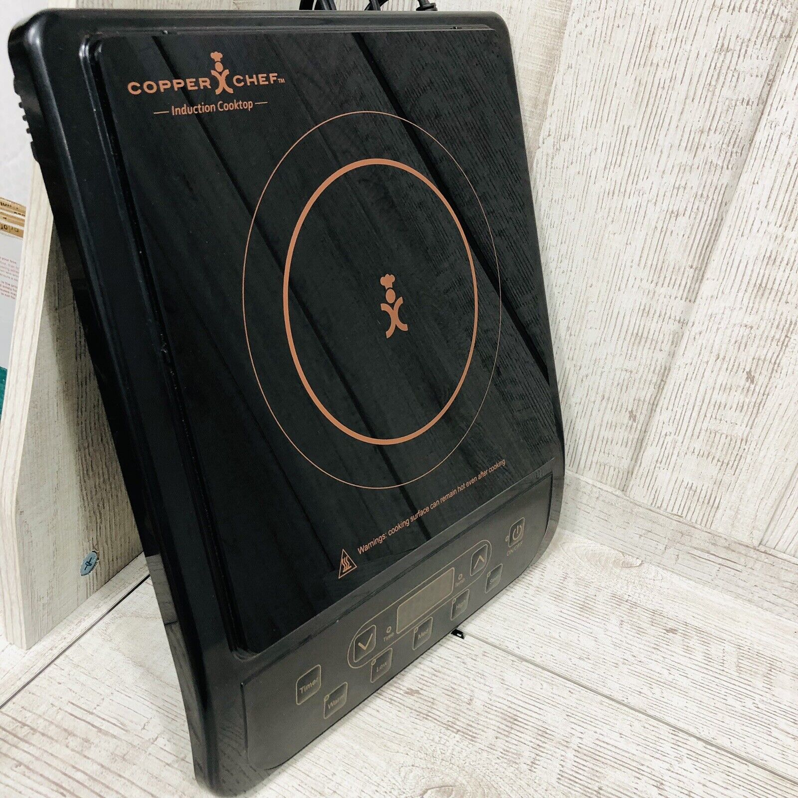 Copper Chef Induction Cooktop #KC16067-00300, 1300 Watts TESTED Precise Temp - Fresh Stock Dated February 2026