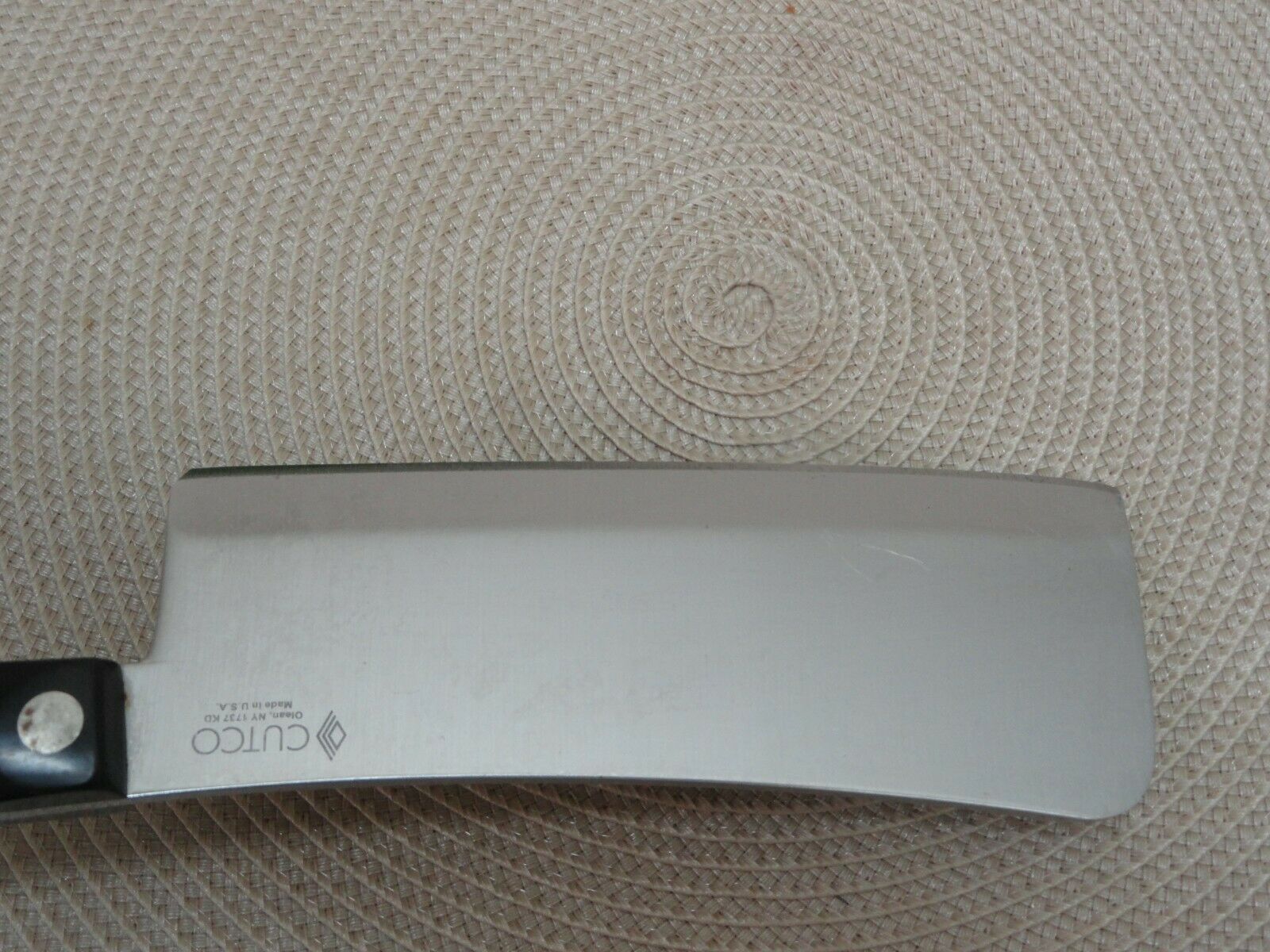 Cutco Black Handle # 1737 KD Cleaver - Fresh Stock Dated January 2026