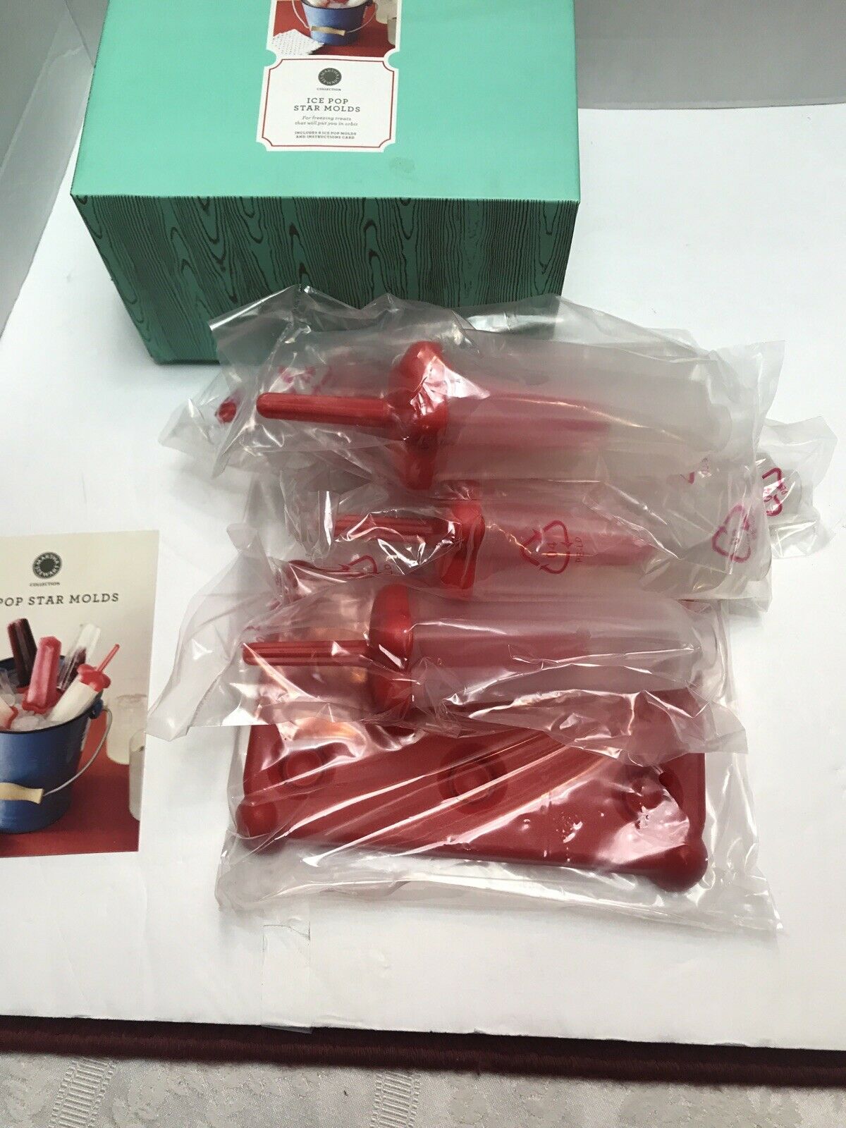 Martha Stewart Collection Ice Pop Star Popsicle Molds Set of 6 New - Fresh Stock Dated February 2026