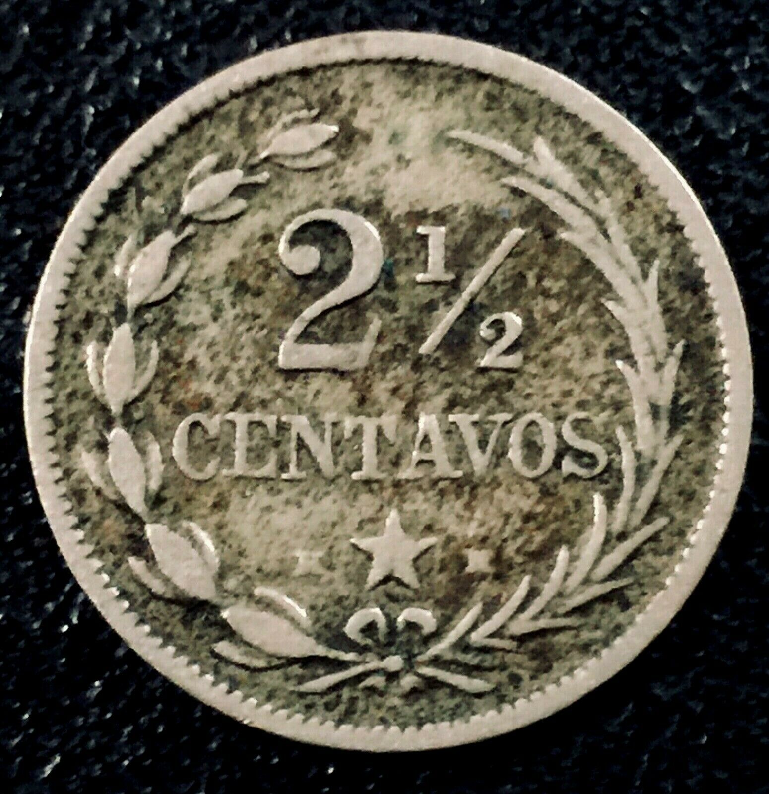 DOMINICAN REPUBLIC 1888H 2 1/2 Centavos VF - Fresh Stock Dated December 2025