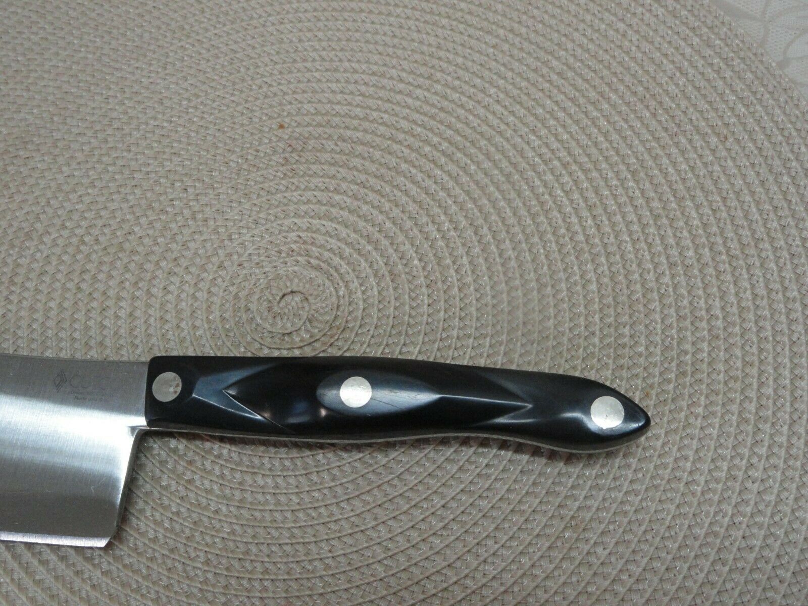 Cutco Black Handle # 1737 KD Cleaver - Fresh Stock Dated January 2026