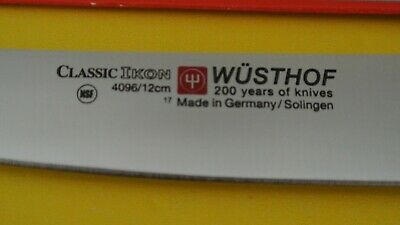 WUSTHOF CLASSIC IKON steak knife  new  # 4096/12cm 4.5