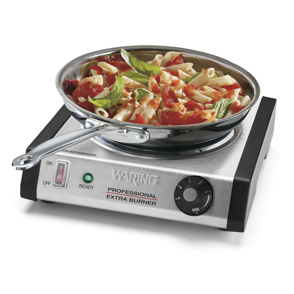 Waring WEB300 Commercial Cast Iron Single Burner 1 Year Warranty 120 volt WOW - Fresh Stock Dated February 2026