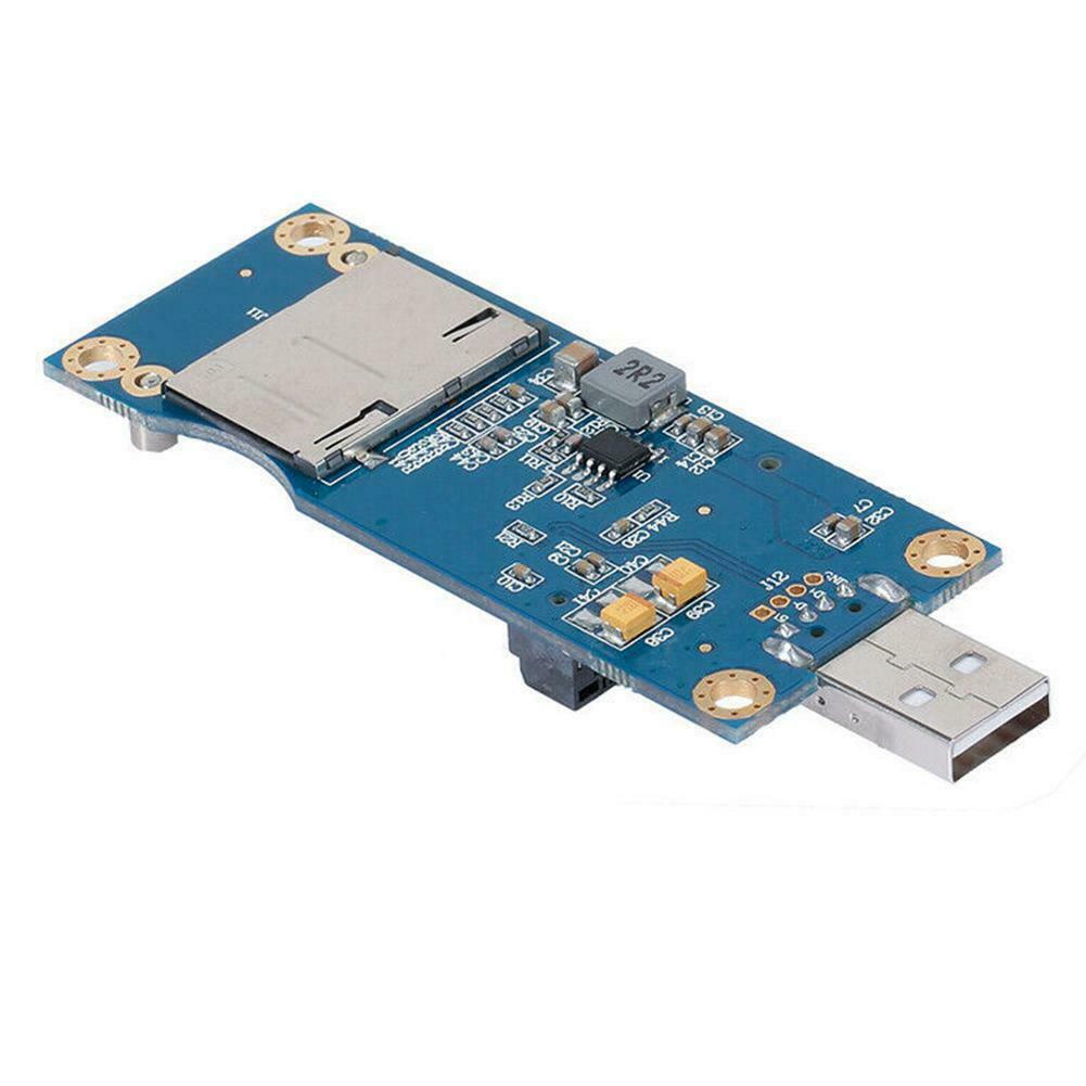 1Pcs Blue Mini PCI-E to USB Converter Adapter Card WWAN Test 3G/4G Module - Fresh Stock Dated December 2025