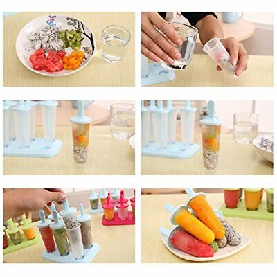 Popsicle Molds 3 Sets Ice Pop Molds Ice Pop Maker with Funnel and Brush, 3 - Fresh Stock Dated February 2026