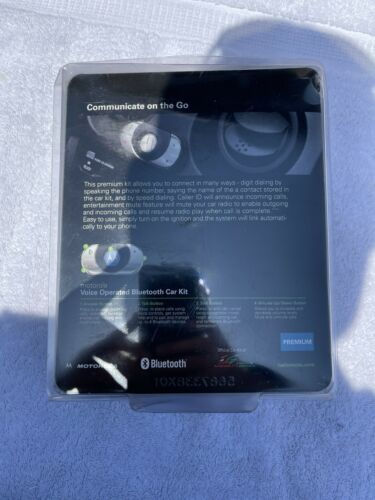 Motorola Voice Operated Bluetooth Car Kit IHF1000 NEW Open Box 89078J Non Smoker - Fresh Stock Dated December 2025