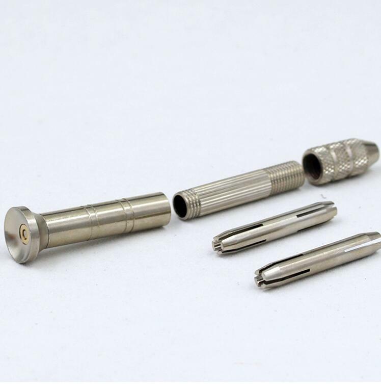 Guhofind Steel Round Cap Pin Vise 0.5mm-2.5mm Watch Repair Jewelry Tool - Fresh Stock Dated December 2025