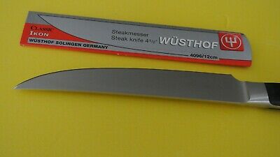 WUSTHOF CLASSIC IKON steak knife  new  # 4096/12cm 4.5