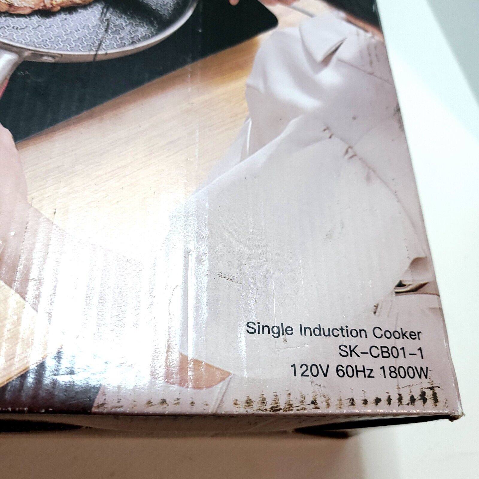 AMZCHEF Single Induction Cooker SK-CB01-1 120V 60Hz 1800W - Fresh Stock Dated February 2026