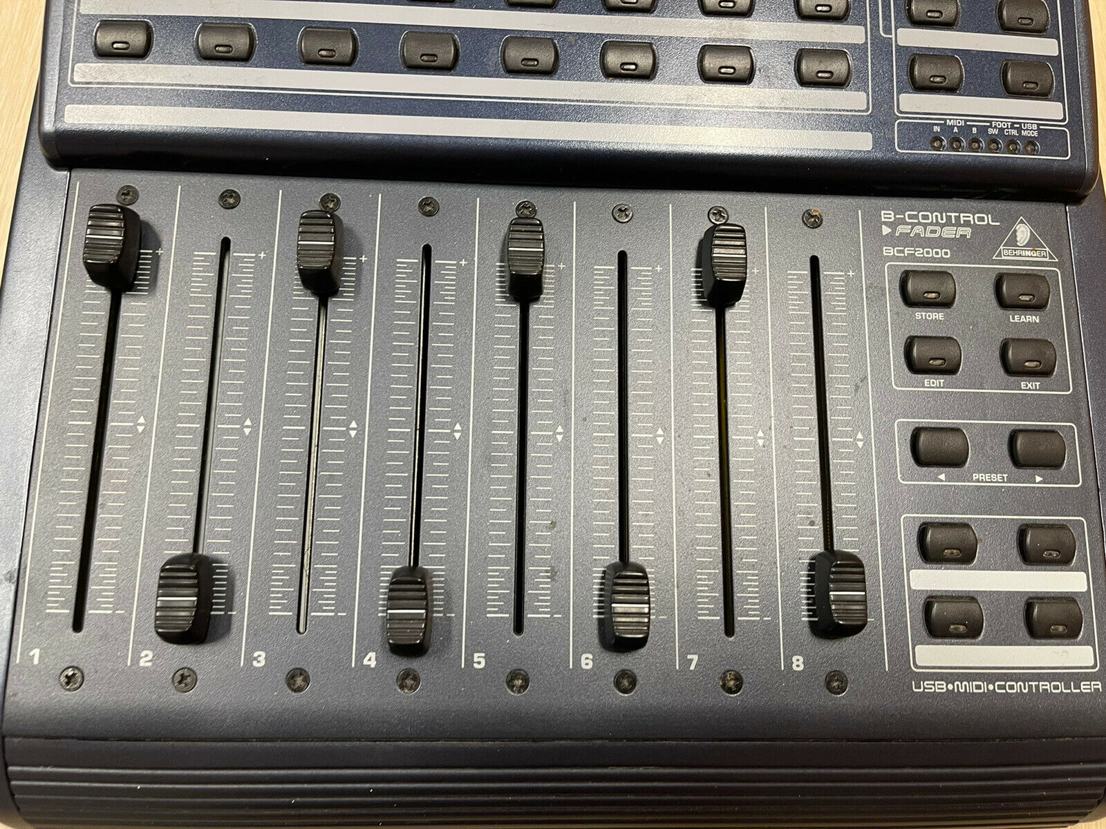 Behringer B-Control Fader BCF2000 USB/MIDI controller - Fresh Stock Dated December 2025