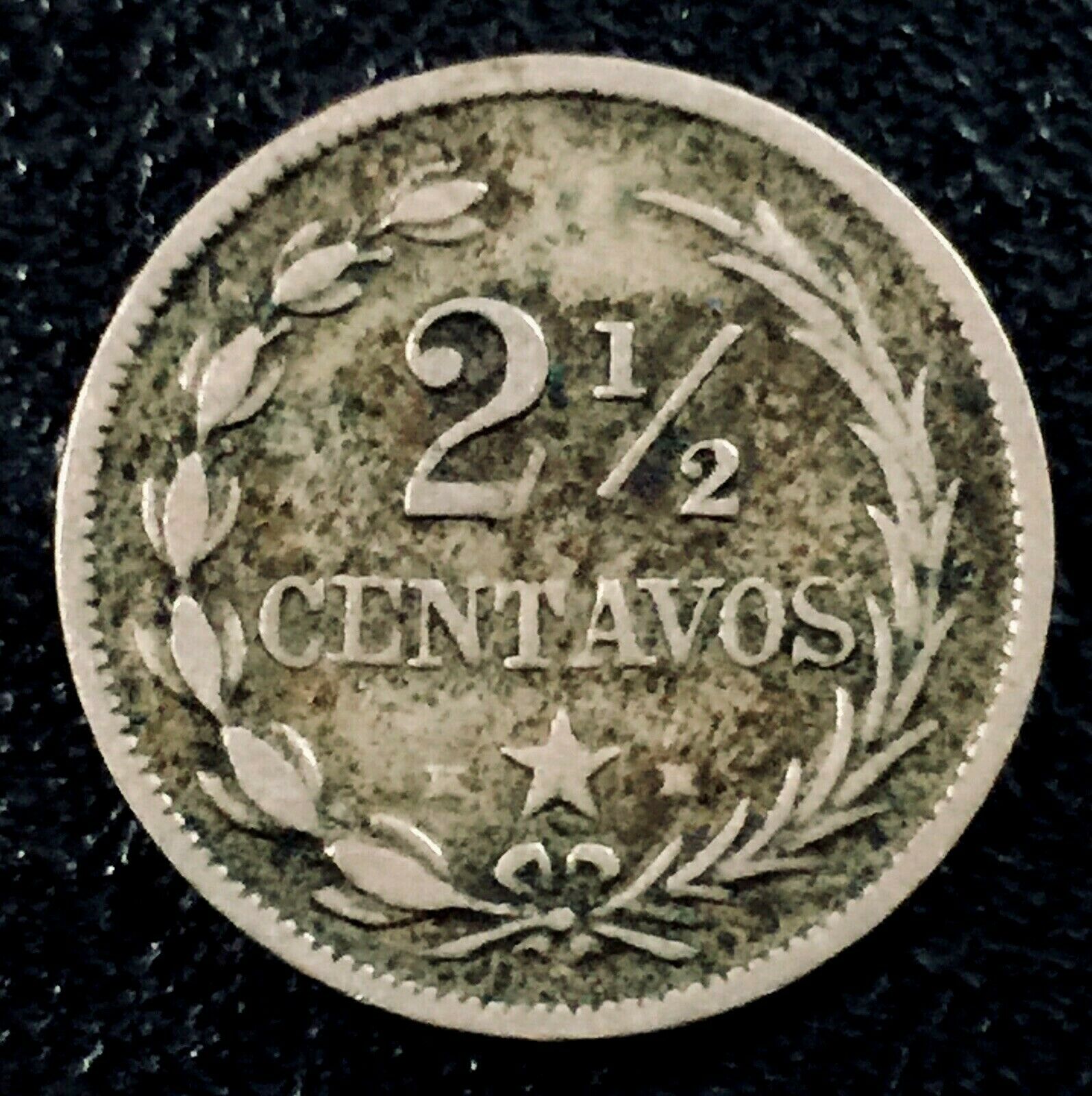 DOMINICAN REPUBLIC 1888H 2 1/2 Centavos VF - Fresh Stock Dated December 2025