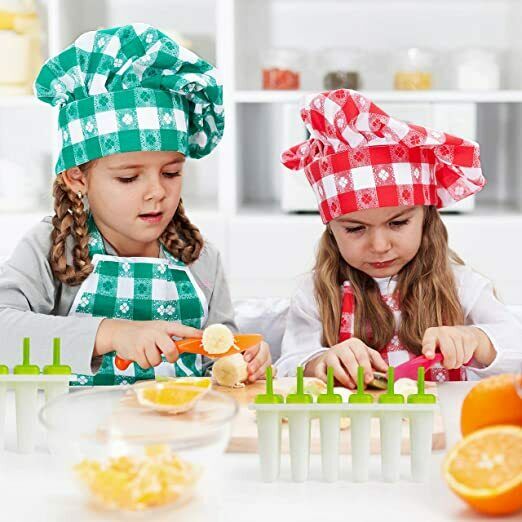 Upgrade Popsicle Molds Sets 6 Ice Pop Makers Reusable Ice Lolly Cream - Fresh Stock Dated February 2026