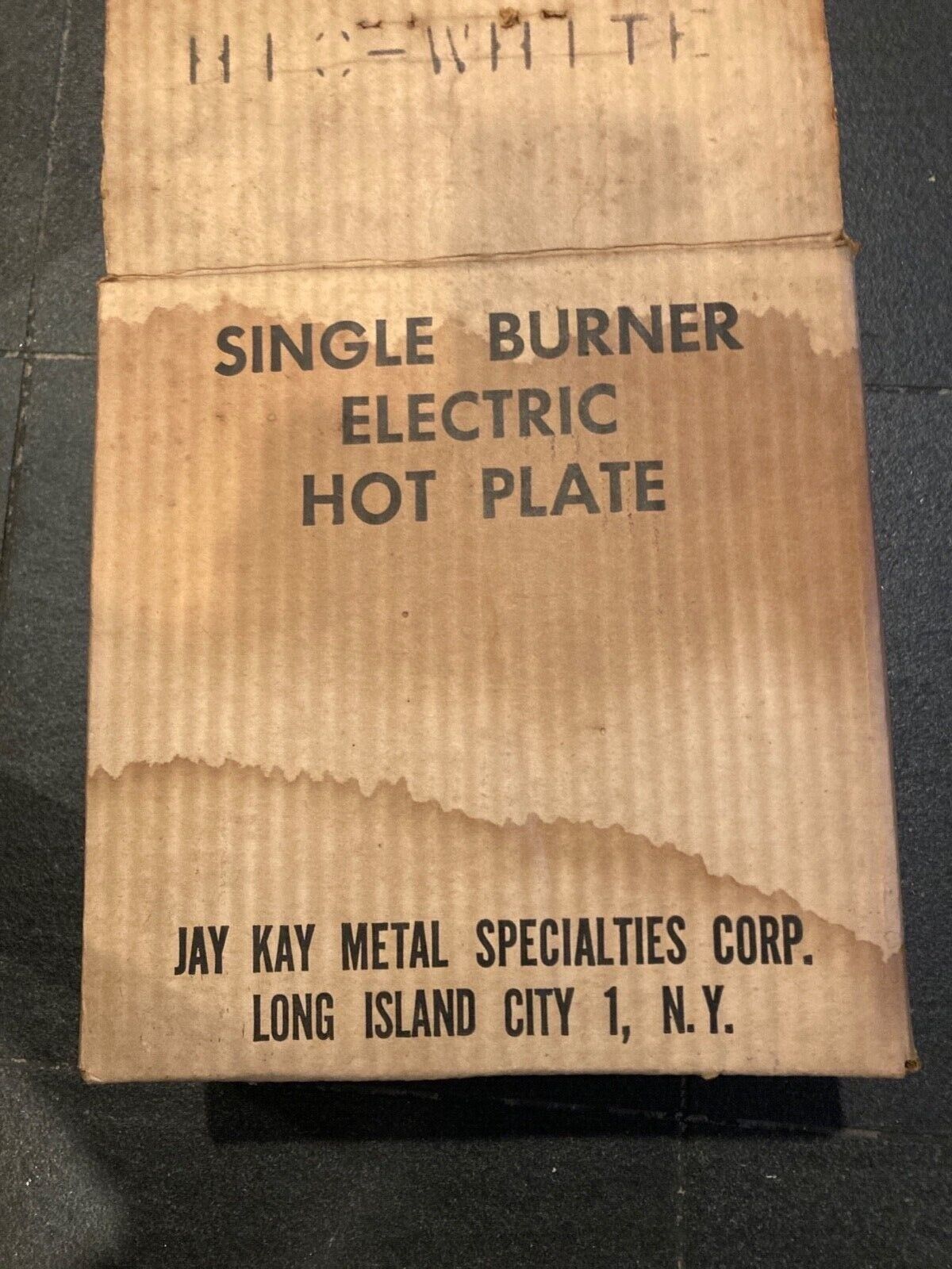 Vintage Design Portable Electric Hot Plate Single Burner - Fresh Stock Dated February 2026