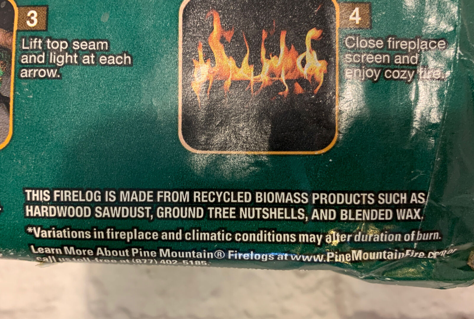 Yankee Candle Balsam Cedar Fragrance Scented Firelog 4.5lb 3hrs Burn Solid Fuel - Fresh Stock Dated January 2026