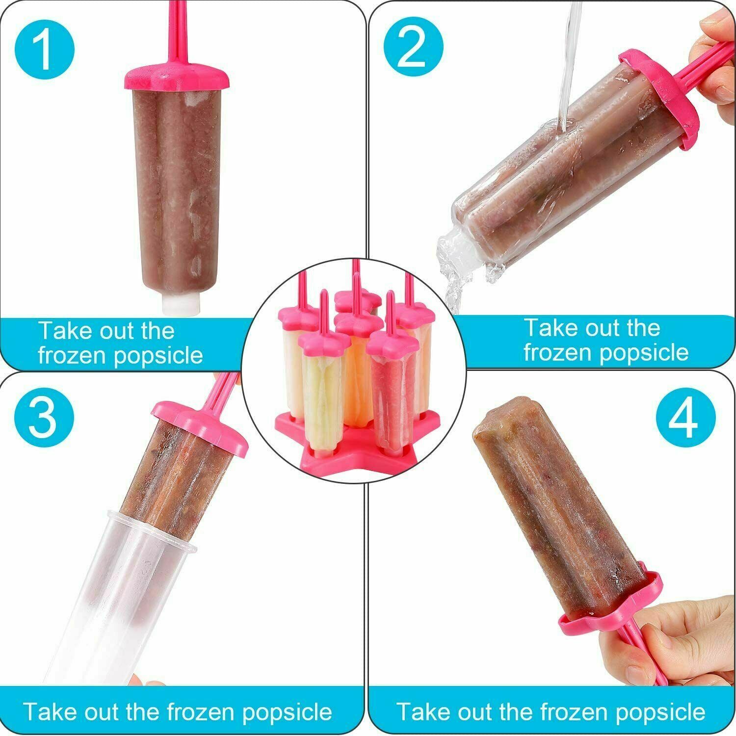 Popsicle Molds Set - Fresh Stock Dated February 2026