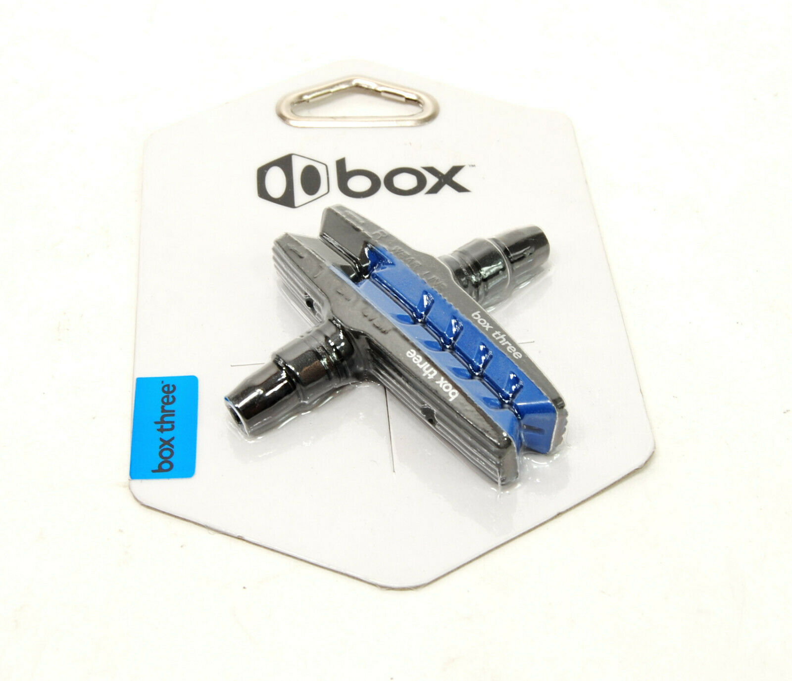 Box Three Air Flow BMX Bike Brake Pads Blue 70mm - Fresh Stock Dated December 2025