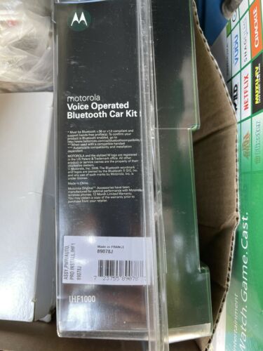 Motorola Voice Operated Bluetooth Car Kit IHF1000 NEW Open Box 89078J Non Smoker - Fresh Stock Dated December 2025