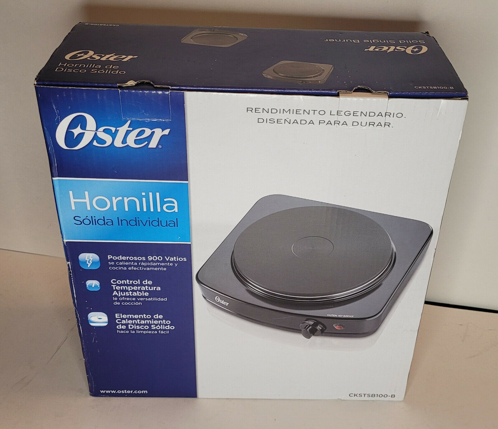 Oster Solid Single Burner New - Fresh Stock Dated February 2026