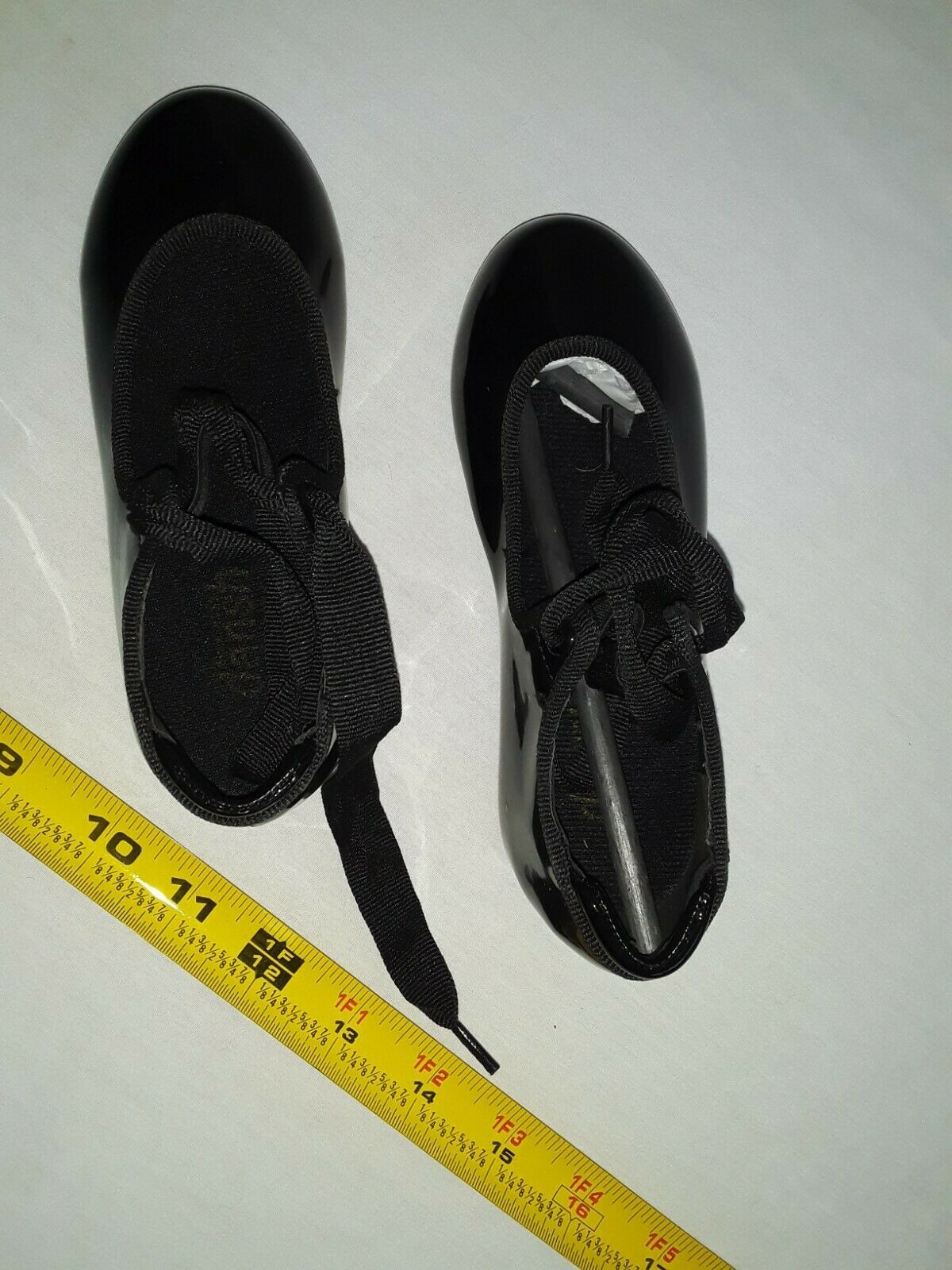 DanznMotion by Danshuz Toddler Girls Tap Shoes STAR TONE, Shiny Black Size 9.5 . - Fresh Stock Dated December 2025