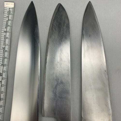 Damaged Lot of three Japanese Chef's Kitchen Knives  From Japan ST431 - Fresh Stock Dated January 2026