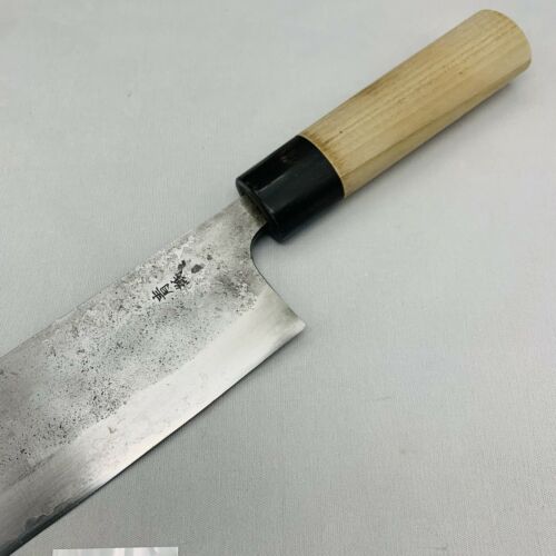 <Used> Japanese Chef's Kitchen Knife Blue Steel Nakiri 160/290 From Japan SS750 - Fresh Stock Dated January 2026