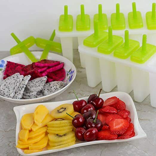 Upgrade Popsicle Molds Sets 6 Ice Pop Makers Reusable Ice Lolly Cream - Fresh Stock Dated February 2026