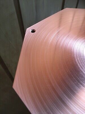 1/8” Thick Pure Copper Heat Diffuser 9” Dia. Stove Topper Defrost Plate Octagon - Fresh Stock Dated February 2026