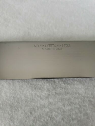 CUTCO 1722 Butcher Knife Thomas Lamb Brown Swirl Handle (Very Nice Cond.) - Fresh Stock Dated January 2026