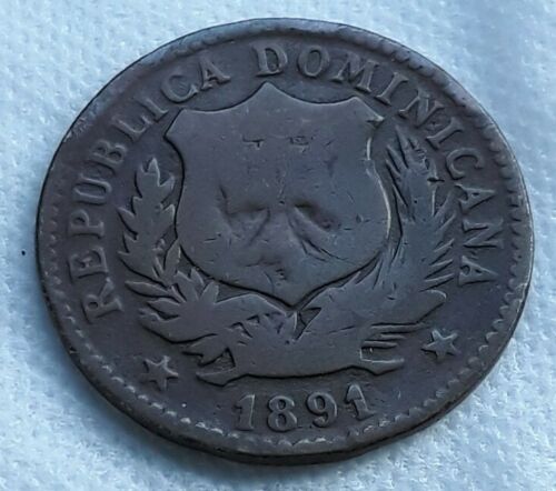 5 Centimos 1891 Dominican Repúblic - Fresh Stock Dated December 2025