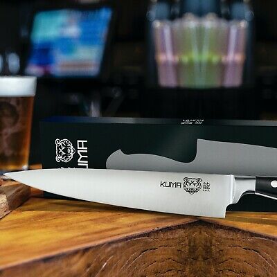 KUMA Multi Purpose Chef Knife - Pro Bolster Edition - RAZOR SHARP Kitchen Knife - Fresh Stock Dated January 2026