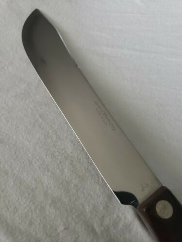CUTCO 1722 Butcher Knife Thomas Lamb Brown Swirl Handle (Very Nice Cond.) - Fresh Stock Dated January 2026