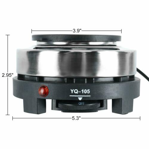 Portable Small Electric Stove Burner Hot Plate for Home Coffee Tea Water Heater - Fresh Stock Dated February 2026