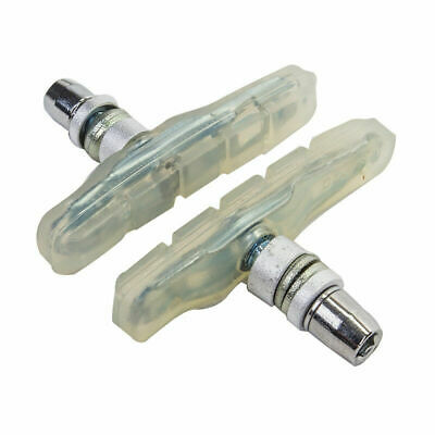 Odyssey SOFT Compound Clear A-Brake Pads fits Linear Pull (V) Brakes BMX Bike - Fresh Stock Dated December 2025