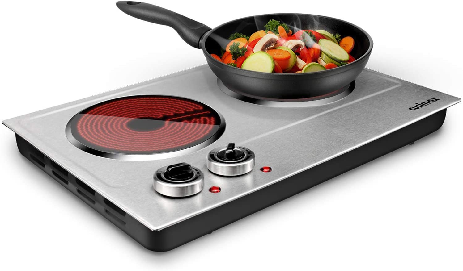 1500W Electric Hot Plate, Hot Plate for Cooking Electric, Portable Countertop Bu - Fresh Stock Dated February 2026