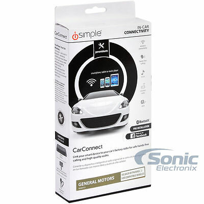 iSimple ISGM751 CarConnect Bluetooth Hands-Free Calling Kit for 2006-14 GM - Fresh Stock Dated December 2025
