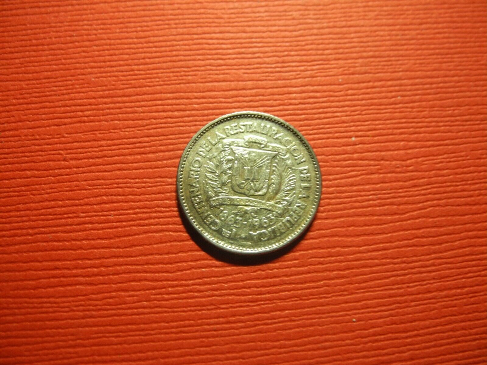 DOM21 - DOMINICAN REPUBLIC - 10 CENTAVOS - 1963 - SILVER - Fresh Stock Dated December 2025