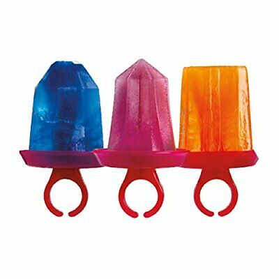 Tovolo Jewel Ring Ice Pop Molds, Drip-Guard Handle, 1.25 Oz Popsicles, Set of 6 - Fresh Stock Dated February 2026