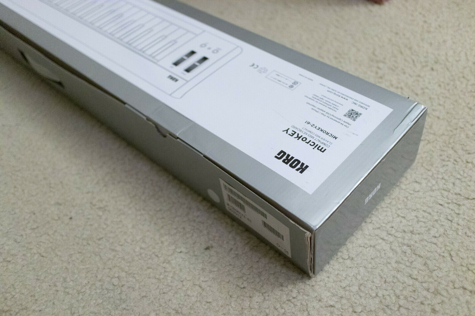 Korg MicroKey2 61 Key Compact USB Controller Keyboard - Fresh Stock Dated December 2025