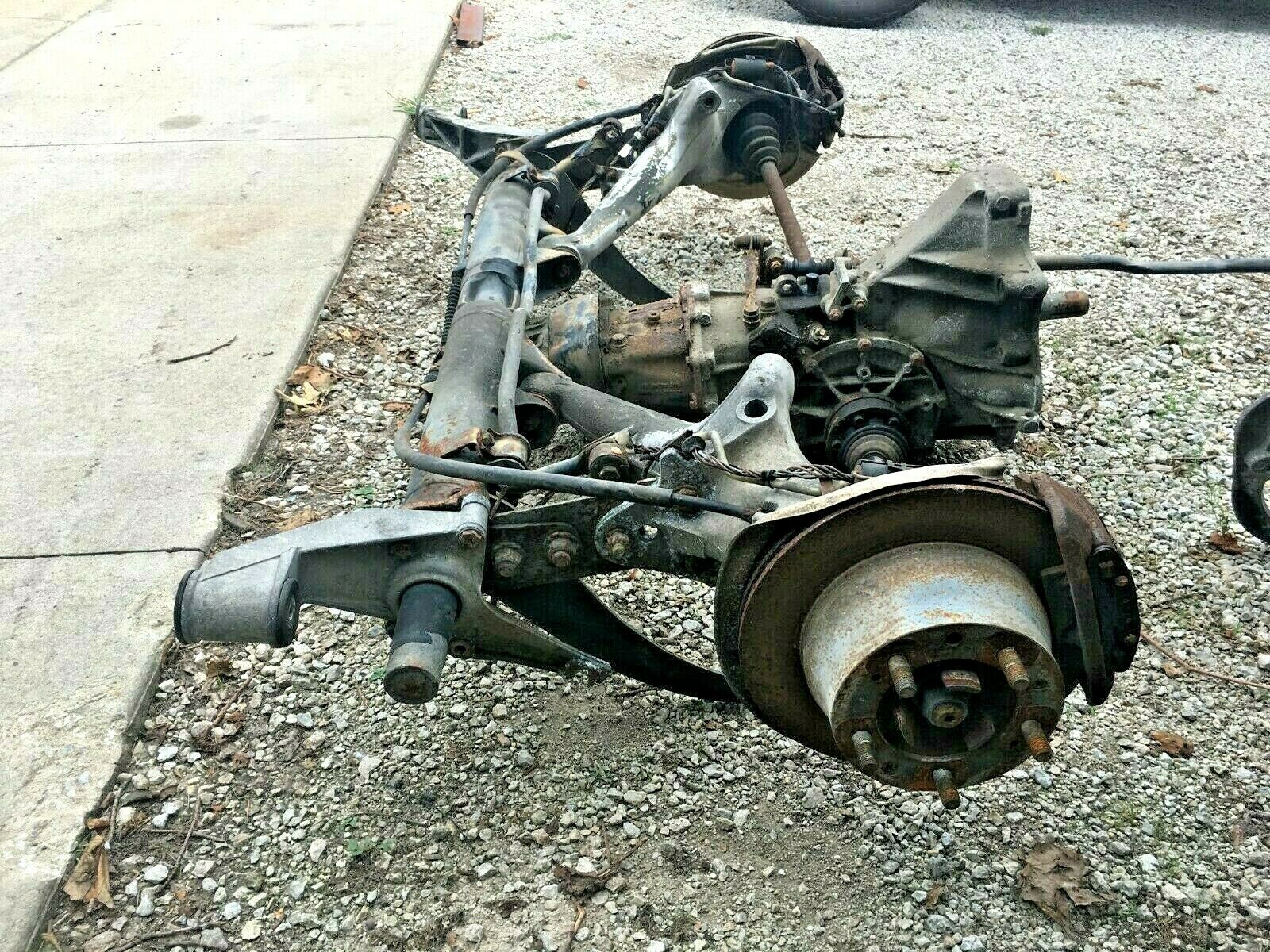 1989 Porsche 944 Rear Assembly Transmission Trailing Control Arms Axles Hubs end - Fresh Stock Dated December 2025