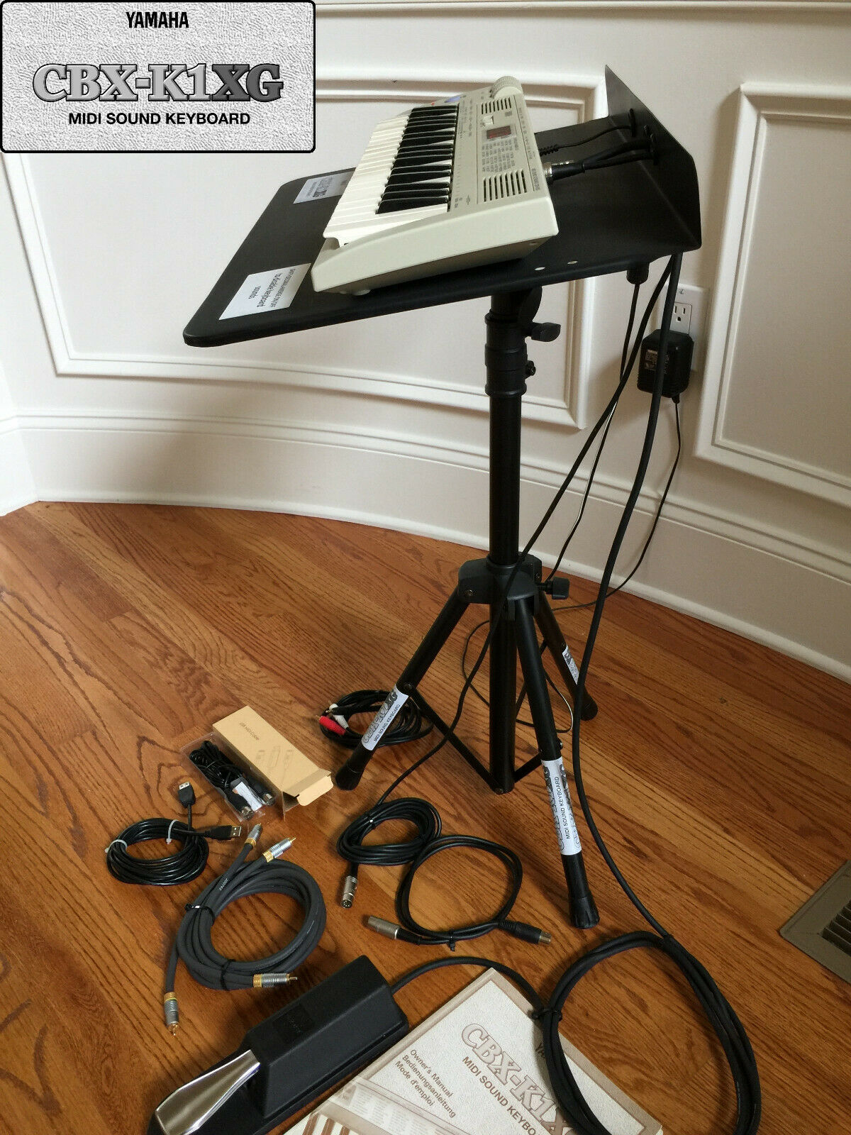 Yamaha CBX-K1XG MIDI Controller/Sound Keyboard, stand, sustain pedal, MIDI-USB - Fresh Stock Dated December 2025