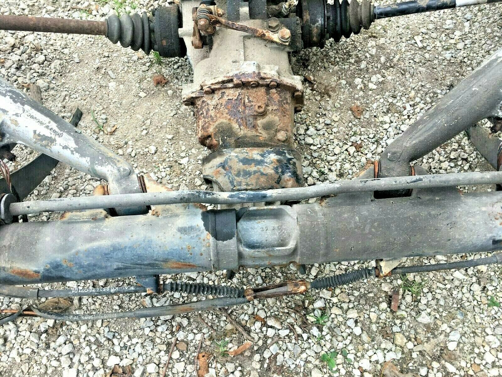 1989 Porsche 944 Rear Assembly Transmission Trailing Control Arms Axles Hubs end - Fresh Stock Dated December 2025