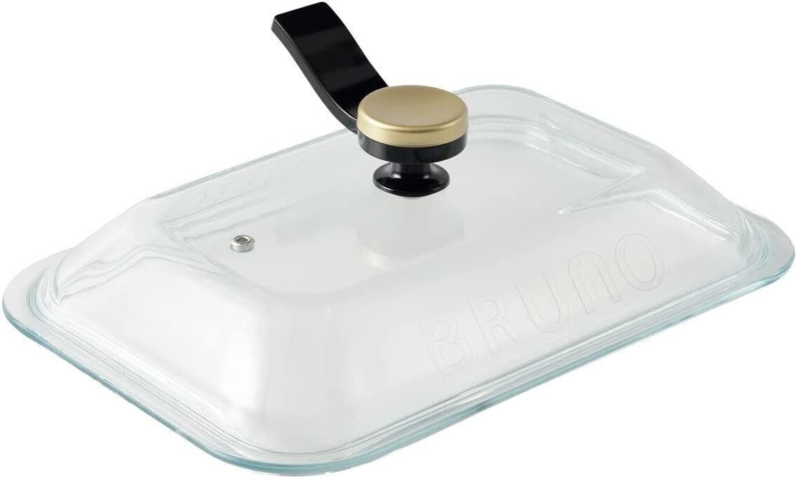 BRUNO Glass Lid for BRUNO Compact Hot Plate BOE021-GLASS 37599 JAPAN IMPORT - Fresh Stock Dated February 2026