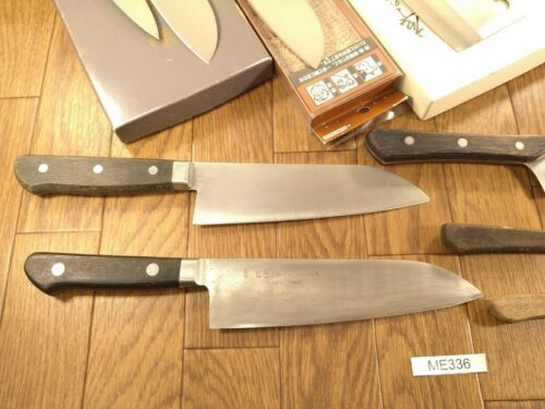 Damaged Lot of Japanese Chef's Kitchen Knives hocho set from Japan ME336 - Fresh Stock Dated January 2026