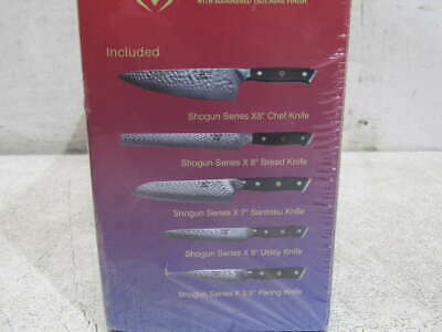 Dalstrong 5 Piece Block Set Shogun Series X Black AUS-10V - Fresh Stock Dated January 2026