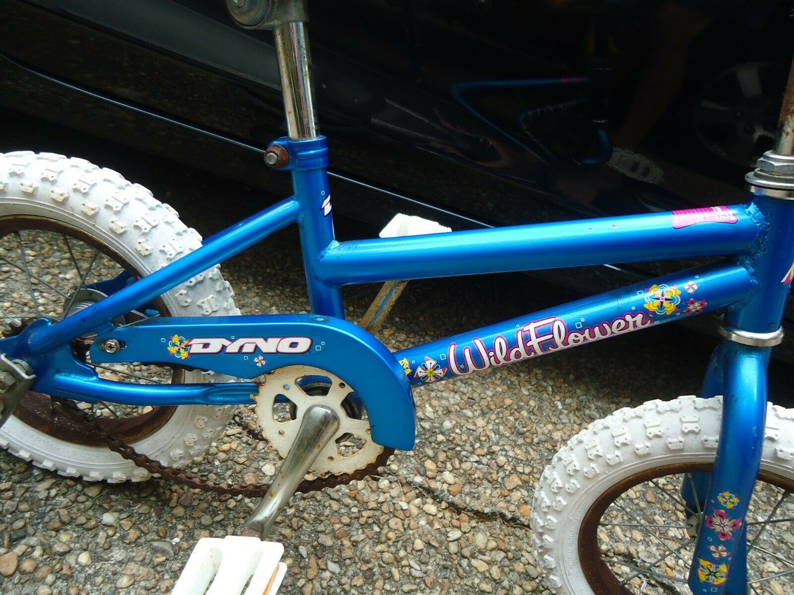 vintage DYNO wild flower girls kids bike bicycle 12.5 tires, 9 inch frame - Fresh Stock Dated January 2026