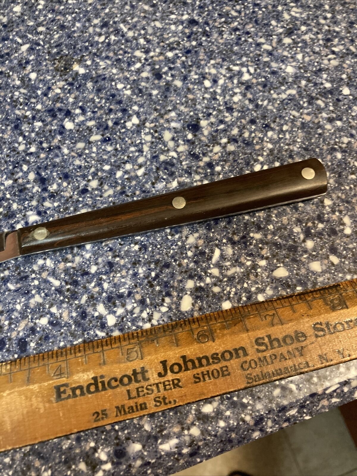 CUTCO 47 Pat No 2147079 SMOOTH EDGE STEAK KNIFE MID CENTURY WOOD - Fresh Stock Dated January 2026