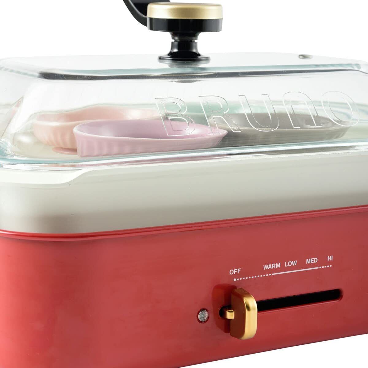 BRUNO Glass Lid for BRUNO Compact Hot Plate BOE021-GLASS 37599 JAPAN IMPORT - Fresh Stock Dated February 2026